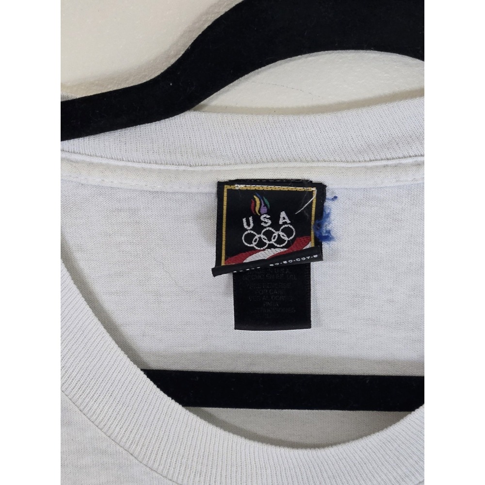 VTG Rare 1990s USA Olympics T-Shirt Medium Sports Athlectics Collectibles 90s - Picture 5 of 9